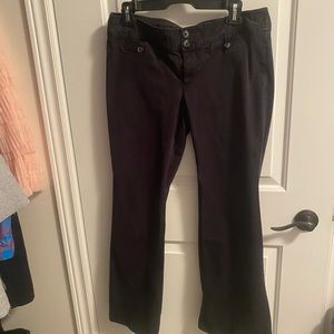 3/$30 Gap Cotton stretch Flare pants black